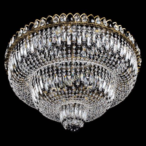 Люстра Водопад Обтикон №15 под бронзу черная в Симферополе Гусь Хрустальный