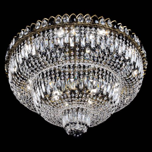 Люстра Водопад Обтикон №15 под бронзу черная в Симферополе Гусь Хрустальный