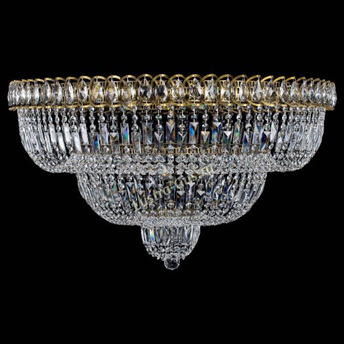 Люстра Водопад Обтикон №15 под бронзу в Симферополе Гусь Хрустальный