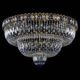 Люстра Водопад Обтикон №15 под бронзу синяя в Симферополе