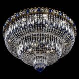 Люстра Водопад Обтикон №15 под бронзу синяя в Симферополе