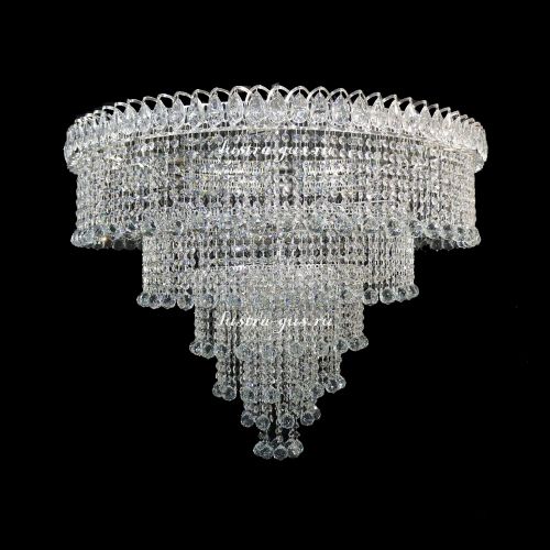 Люстра Водопад с нарядом Каскад в Симферополе Гусь Хрустальный