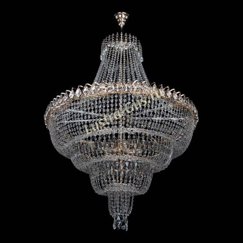 Люстра Водопад с подвесом 1000 мм в Симферополе Гусь Хрустальный