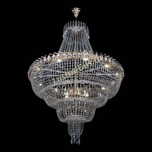 Люстра Водопад с подвесом 1000 мм в Симферополе Гусь Хрустальный