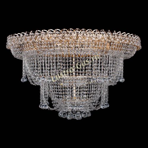 Люстра Водопад Софья большая в Симферополе Гусь Хрустальный