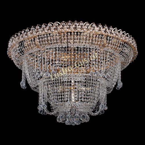 Люстра Водопад Софья большая в Симферополе Гусь Хрустальный