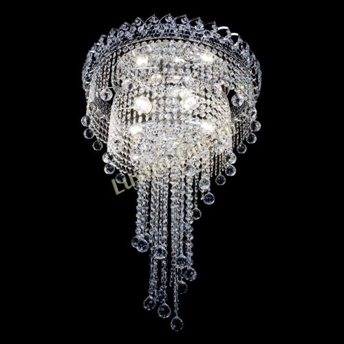 Люстра Водопад Винтаж 5 ламп в Симферополе Гусь Хрустальный