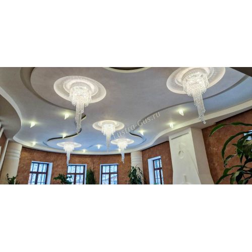 Люстра Водопад Винтаж в Симферополе Гусь Хрустальный