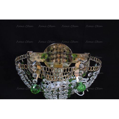 Бра Ромашка Тюльпан зеленая № 2 в Симферополе Гусь Хрустальный