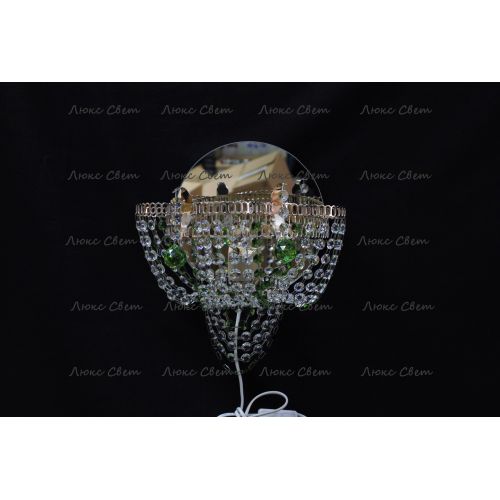 Бра Ромашка Тюльпан зеленая № 2 в Симферополе Гусь Хрустальный