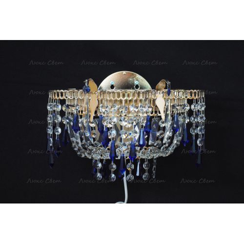 Бра Айсберг синяя в Симферополе Гусь Хрустальный