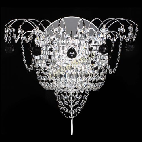 Бра Агата №3 черная в Симферополе Гусь Хрустальный