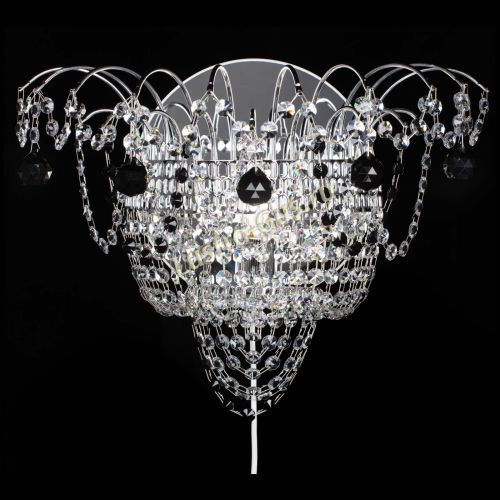 Бра Агата №3 черная в Симферополе Гусь Хрустальный