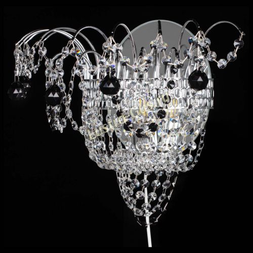 Бра Агата №3 черная в Симферополе Гусь Хрустальный