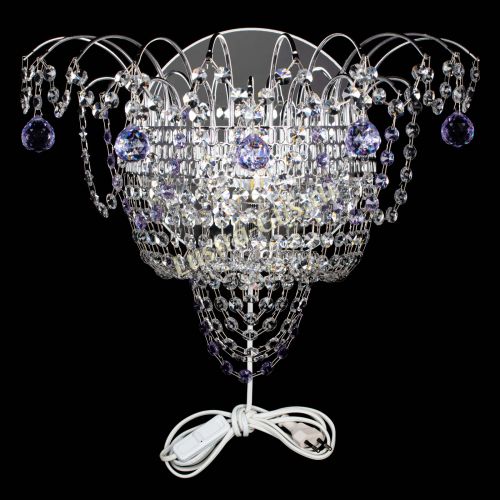 Бра Агата №3 фиолетовая в Симферополе Гусь Хрустальный