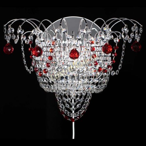 Бра Агата №3 красная в Симферополе Гусь Хрустальный