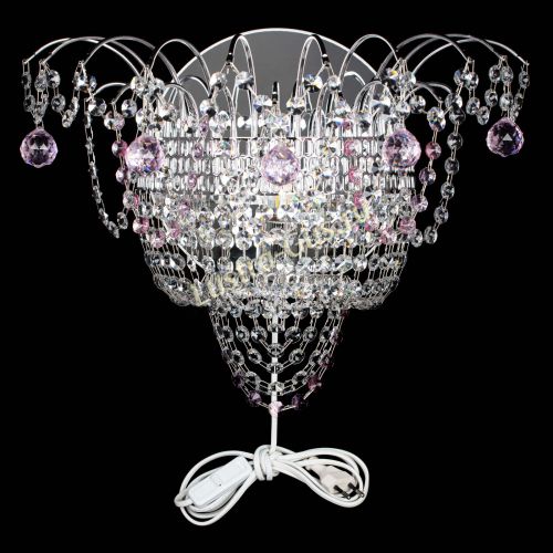 Бра Агата №3 розовая в Симферополе Гусь Хрустальный