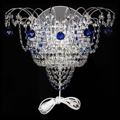 Бра Агата №3 синяя в Симферополе Гусь Хрустальный