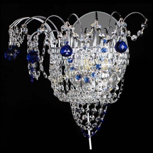 Бра Агата №3 синяя в Симферополе Гусь Хрустальный