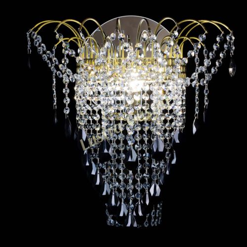 Бра Агата №4 под бронзу Черная в Симферополе Гусь Хрустальный