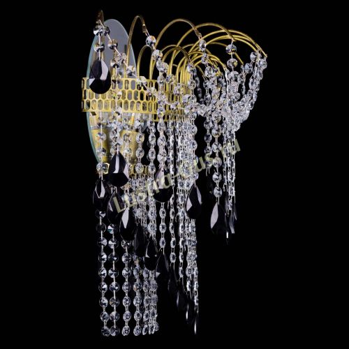 Бра Агата №4 под бронзу Черная в Симферополе Гусь Хрустальный