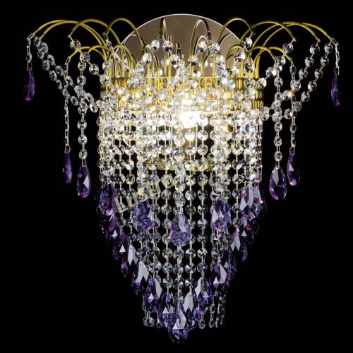 Бра Агата №4 под бронзу Фиолетовая в Симферополе Гусь Хрустальный