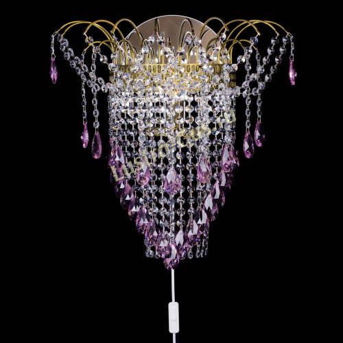 Бра Агата №4 под бронзу Розовая в Симферополе Гусь Хрустальный