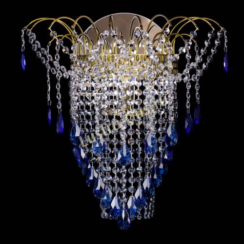 Бра Агата №4 под бронзу Синяя в Симферополе Гусь Хрустальный