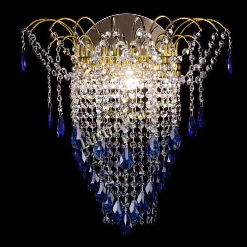 Бра Агата №4 под бронзу Синяя в Симферополе Гусь Хрустальный