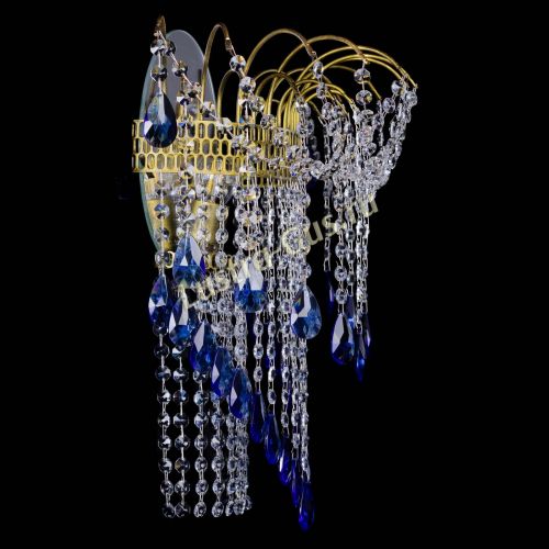 Бра Агата №4 под бронзу Синяя в Симферополе Гусь Хрустальный