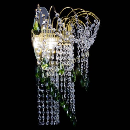 Бра Агата №4 под бронзу Зеленая в Симферополе Гусь Хрустальный