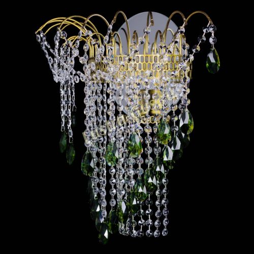 Бра Агата №4 под бронзу Зеленая в Симферополе Гусь Хрустальный