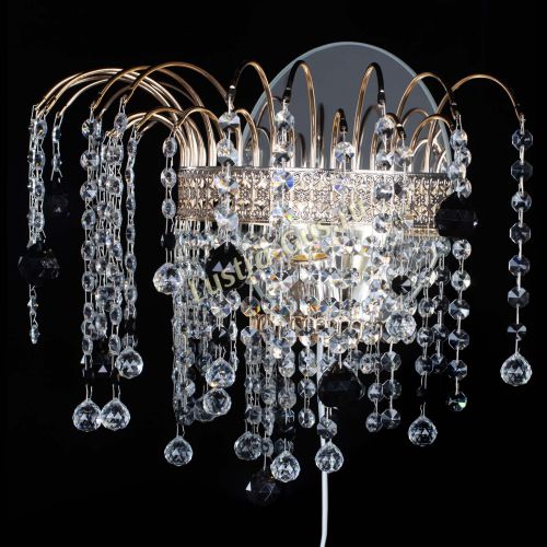 Бра Агата Венеция шар черная в Симферополе Гусь Хрустальный