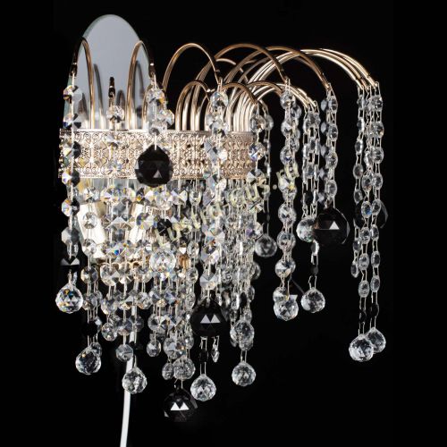 Бра Агата Венеция шар черная в Симферополе Гусь Хрустальный