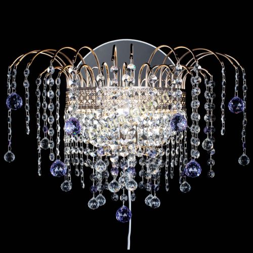 Бра Агата Венеция шар фиолетовая в Симферополе Гусь Хрустальный