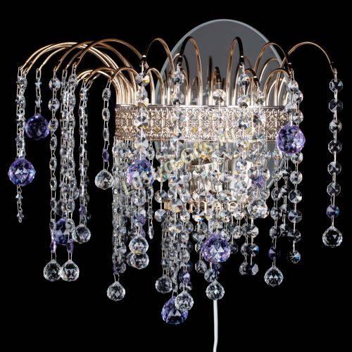 Бра Агата Венеция шар фиолетовая в Симферополе Гусь Хрустальный