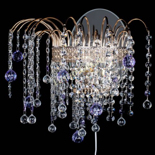 Бра Агата Венеция шар фиолетовая в Симферополе Гусь Хрустальный