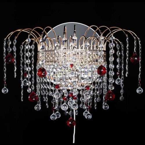 Бра Агата Венеция шар красная в Симферополе Гусь Хрустальный