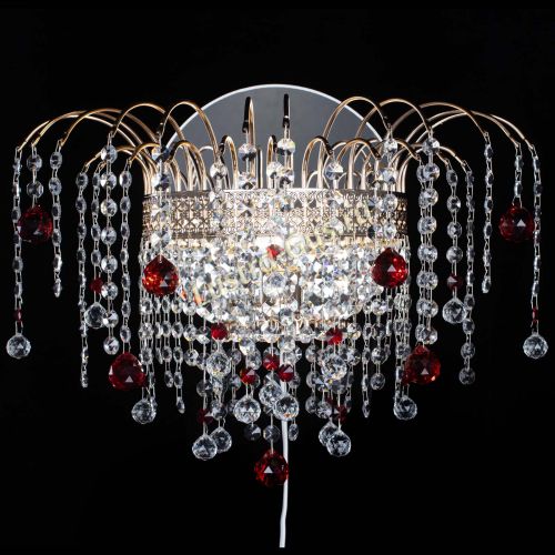 Бра Агата Венеция шар красная в Симферополе Гусь Хрустальный