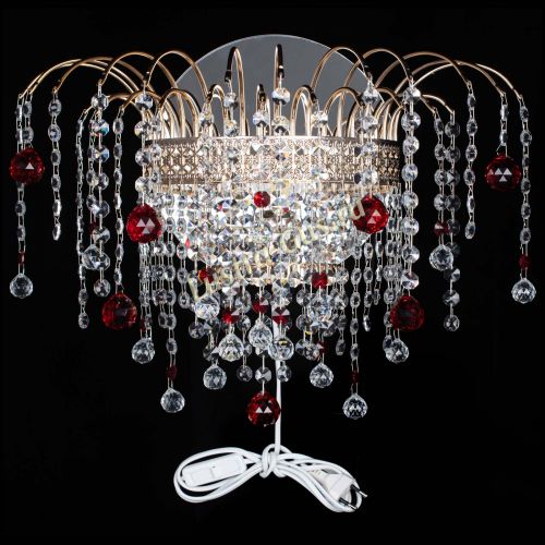 Бра Агата Венеция шар красная в Симферополе Гусь Хрустальный