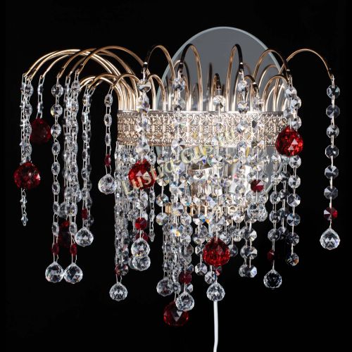 Бра Агата Венеция шар красная в Симферополе Гусь Хрустальный