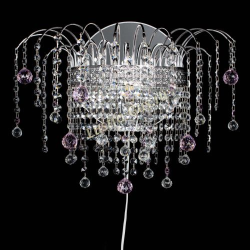 Бра Агата Венеция шар розовая в Симферополе Гусь Хрустальный