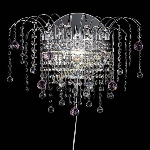 Бра Агата Венеция шар розовая в Симферополе Гусь Хрустальный