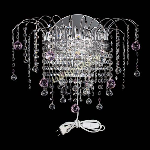 Бра Агата Венеция шар розовая в Симферополе Гусь Хрустальный