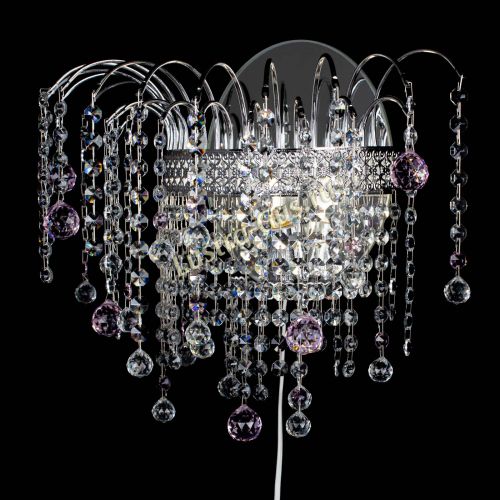 Бра Агата Венеция шар розовая в Симферополе Гусь Хрустальный