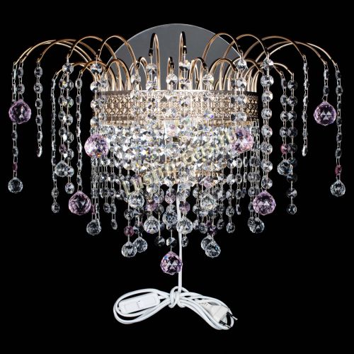 Бра Агата Венеция шар розовая в Симферополе Гусь Хрустальный