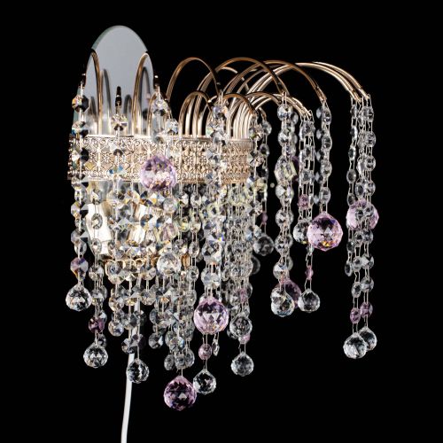 Бра Агата Венеция шар розовая в Симферополе Гусь Хрустальный