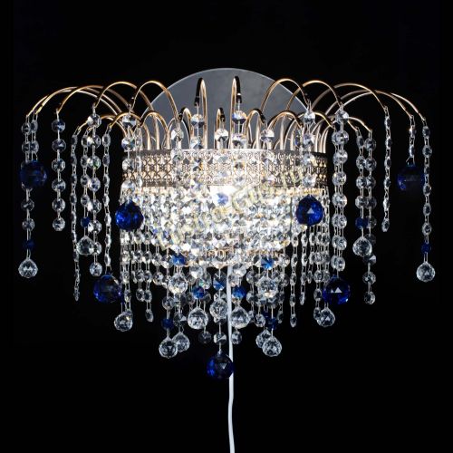 Бра Агата Венеция шар синяя в Симферополе Гусь Хрустальный