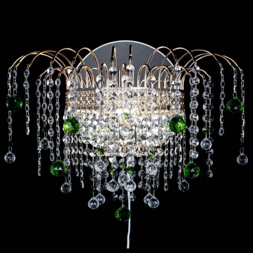 Бра Агата Венеция шар зеленая в Симферополе Гусь Хрустальный