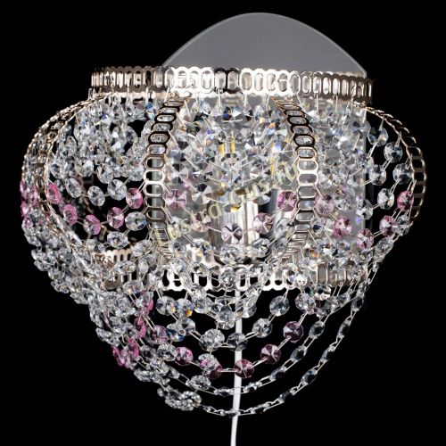 Бра Альфа №1 розовая в Симферополе Гусь Хрустальный